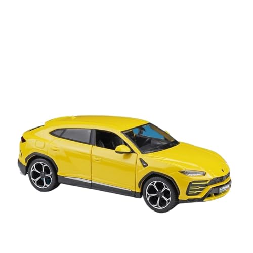 Druckguss 1:24 for Lamborghini Urus SUV Simulation Legierung Automodell Zwei Offene Türen Pull Back Fahrzeugmodell Sammlung Ornamente(Yellow) von EXYFRUX