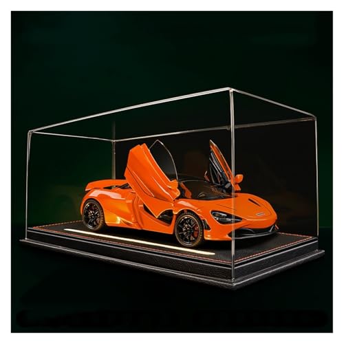 Druckguss 1:24 for McLaren 720S Supercar Legierung Automodell Simulation Sound Und Licht Pullback Automodellsammlung Mit Displaybox(Orange) von EXYFRUX