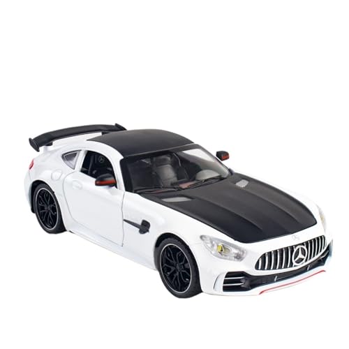 Druckguss 1:24 for Mercedes-Benz AMG ONE GTR Legierung Sportwagen Modell Simulation Sound Und Licht Pullback Auto Modell Sammlung Display(GTR White) von EXYFRUX