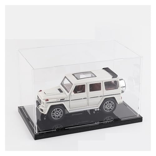 Druckguss 1:24 for Mercedes-Benz G63 SUV 6 * 6 Legierung Simulation Auto Modell Sound Und Licht Pull-Back Miniatur Modell Sammlung(G63 White with Display Box) von EXYFRUX