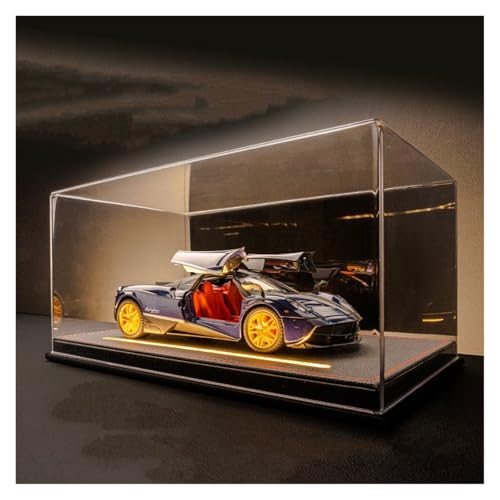 Druckguss 1:24 for Pagani Aeolus Supercar Legierung Automodell Simulation Sound Und Licht Pullback-Auto Vollständig Geöffnete Tür Fahrzeugmodell(Blue) von EXYFRUX