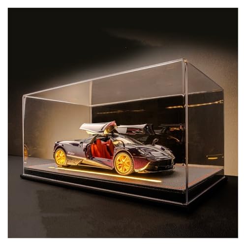 Druckguss 1:24 for Pagani Aeolus Supercar Legierung Automodell Simulation Sound Und Licht Pullback-Auto Vollständig Geöffnete Tür Fahrzeugmodell(Purple) von EXYFRUX