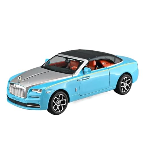 Druckguss 1:24 for Rolls Royce Dawn Klassische Luxus Autos Legierung Auto Modell Simulation Sound Licht Pull Back Fahrzeug Modell Dekorative(Blue) von EXYFRUX