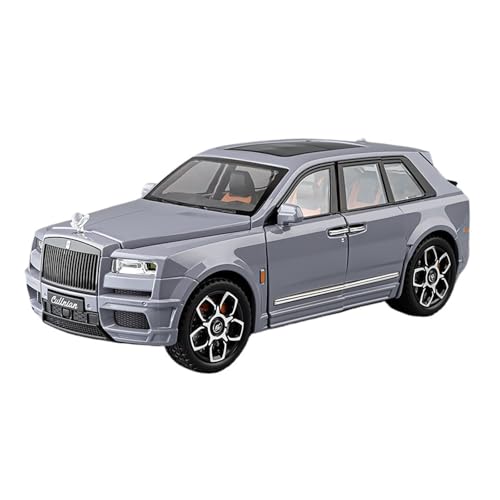 Druckguss 1:32 1:24 1:18 for Rolls-Royce Phantom Cullinan Legierung Simulation Auto Modell Sound Und Licht Pull-Back Miniatur Modell Sammlung(1:20 Cullinan Gray) von EXYFRUX