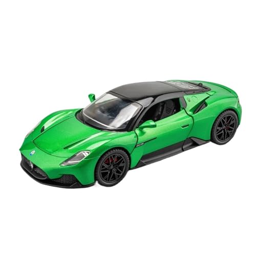 Druckguss 1:32 1:24 for Maserati MC20 Simulation Legierung Automodell Vollständig Geöffnete Tür Pull Back Fahrzeugmodell Sammlung Ornamente(1:24MC20 Green) von EXYFRUX
