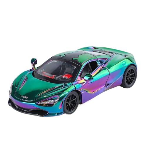 Druckguss 1:32 1:24 for McLaren P1 720 Legierung Auto Modell Simulation Vollständig Offene Tür Rückkehr Zur Macht Miniatur Fahrzeug Modell Ornamente(Electroplated Purple 1/32 720) von EXYFRUX