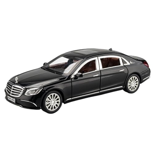 Druckguss 1:32 1:24 for Mercedes-Benz S/G Alle Serien Luxuslimousine SUV Legierung Automodell Sound Und Licht Miniaturfahrzeug Modellserie(1:24 E300 Black) von EXYFRUX
