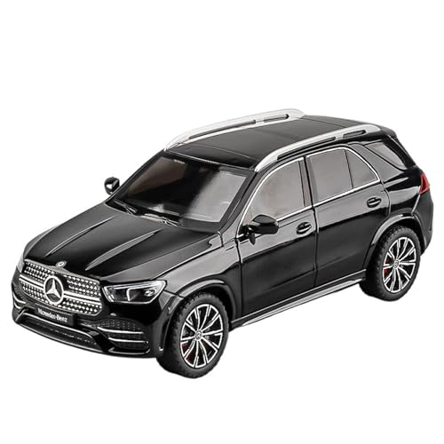 Druckguss 1:32 1:24 for Mercedes-Benz S/G Alle Serien Luxuslimousine SUV Legierung Automodell Sound Und Licht Miniaturfahrzeug Modellserie(1:24 GLE350 Black) von EXYFRUX