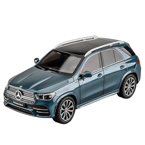 Druckguss 1:32 1:24 for Mercedes-Benz S/G Alle Serien Luxuslimousine SUV Legierung Automodell Sound Und Licht Miniaturfahrzeug Modellserie(1:24 GLE350 Blue) von EXYFRUX