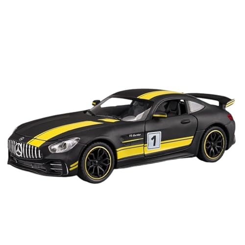 Druckguss 1:32 1:24 for Mercedes-Benz S/G Alle Serien Luxuslimousine SUV Legierung Automodell Sound Und Licht Miniaturfahrzeug Modellserie(1:24 GTR Black) von EXYFRUX