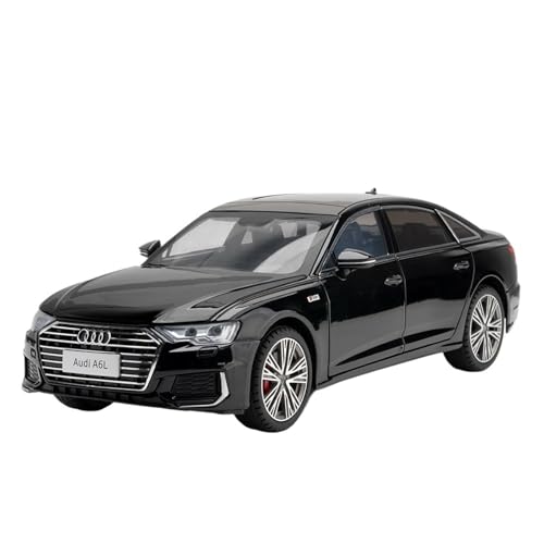 Druckguss 1:32 for Audi A6L A7 A8L RS7 Serie Simulation Sound Und Licht Pullback-Legierung Automodell Miniatur-Fahrzeugmodell(1/18 Black A6L) von EXYFRUX