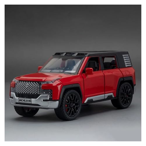 Druckguss 1:32 for BYD U8 New Energy SUV Legierung Automodell Simulation Vollständig Geöffnete Tür Ton Und Licht Miniaturfahrzeugmodell(Red) von EXYFRUX