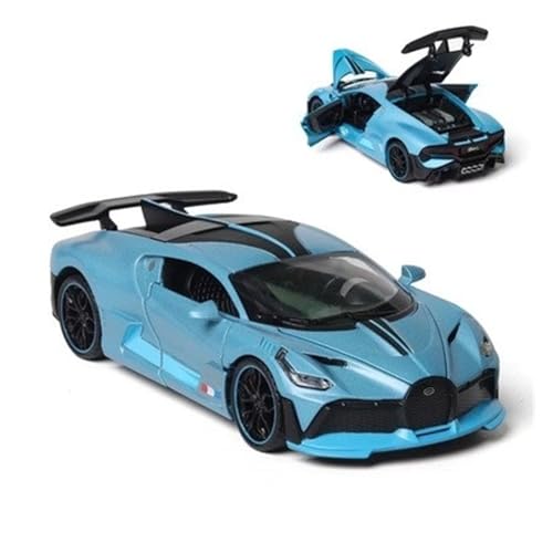 Druckguss 1:32 for Bugatti Divo Supercar Simulation Legierung Automodell Vollständig Geöffnete Tür Pullback Fahrzeugmodell Sammlung Ornamente(Blue) von EXYFRUX