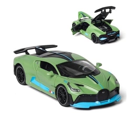 Druckguss 1:32 for Bugatti Divo Supercar Simulation Legierung Automodell Vollständig Geöffnete Tür Pullback Fahrzeugmodell Sammlung Ornamente(Green) von EXYFRUX