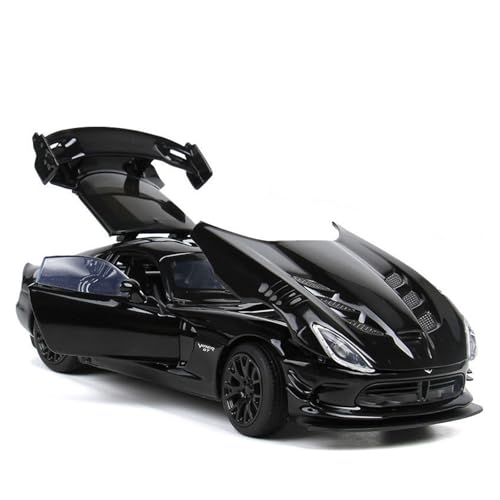 Druckguss 1:32 for Dodge Viper ACR Legierung Automodell Simulation Sound Und Licht Miniatur Fahrzeugmodell Ornamente Sammlung Serie(Black) von EXYFRUX