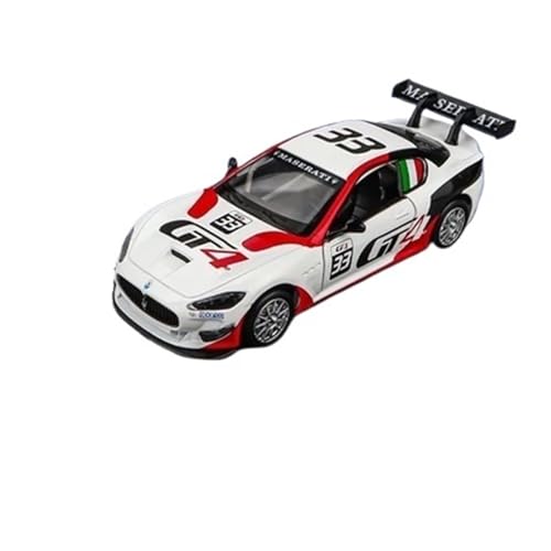 Druckguss 1:32 for Maserati Gran Turismo MC Trofeo Simulation Legierung Automodell Vollständig Geöffnete Tür Pullback Fahrzeugmodell Sammlung Ornamente(White) von EXYFRUX