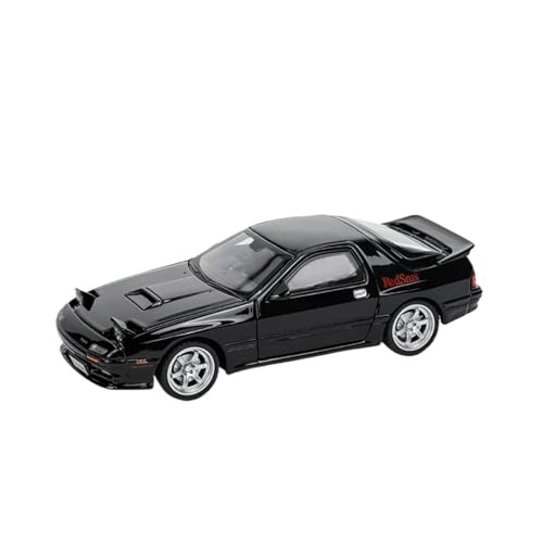 Druckguss 1:32 for Mazda Classic RX7 Simulation Legierung Automodell Vollständig Geöffnete Tür Pull Back Fahrzeugmodell Sammlung Ornamente(Black) von EXYFRUX