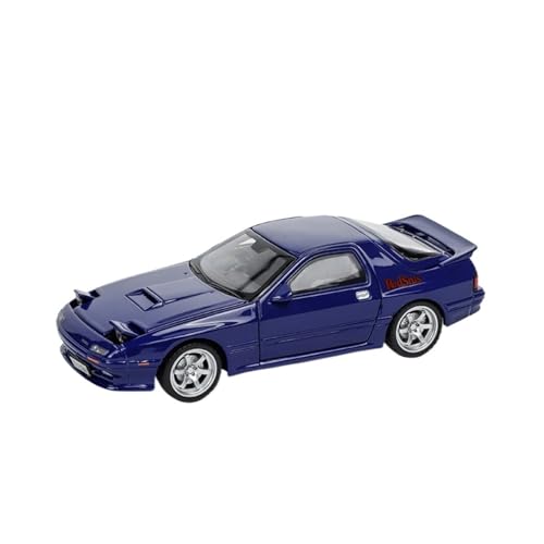 Druckguss 1:32 for Mazda Classic RX7 Simulation Legierung Automodell Vollständig Geöffnete Tür Pull Back Fahrzeugmodell Sammlung Ornamente(Blue) von EXYFRUX
