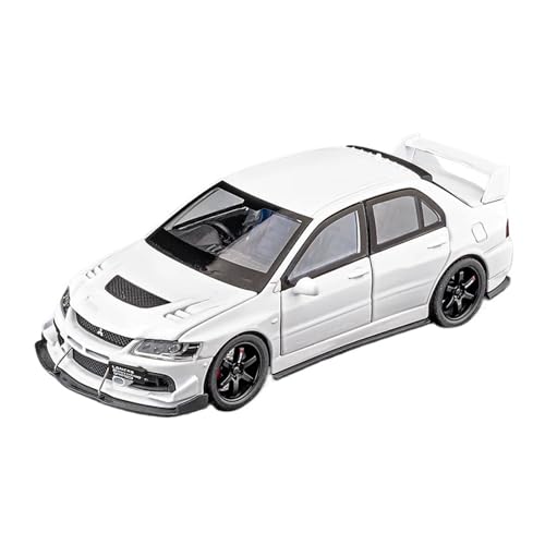 Druckguss 1:32 for Mitsubishi EVO 3th Legierung Auto Modell Simulation Sound Und Licht Miniatur Fahrzeug Modell Ornamente Sammlung Serie(White) von EXYFRUX