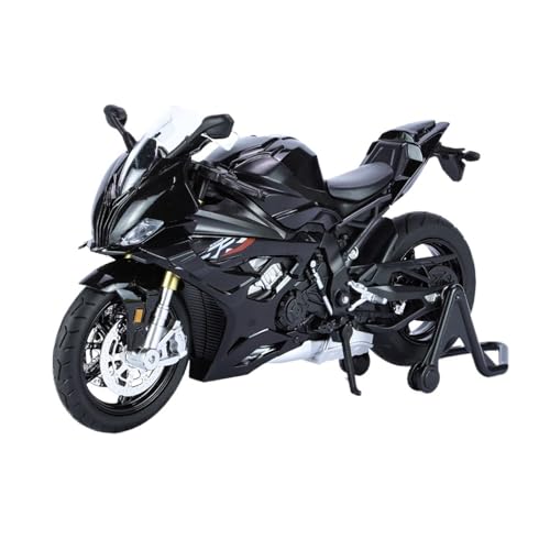 Druckguss 1:9 for BMW R1250GS Travel Edition RRS1000 Simulation Automodell Sound- Und Lichtfahrzeugmodell Dekorative Sammlung(1:12 RRS1000 Black) von EXYFRUX