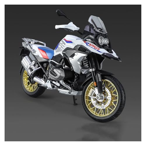 Druckguss 1:9 for BMW R1250GS Travel Edition RRS1000 Simulation Automodell Sound- Und Lichtfahrzeugmodell Dekorative Sammlung(R1250) von EXYFRUX