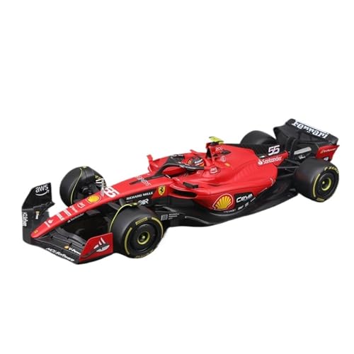 EXYFRUX 1:18 for Ferrari-Autokolonne SF23 F1 Formelauto Legierungsautomodell Statische Miniaturfahrzeugmodell-Dekorationssammlung(55#) von EXYFRUX