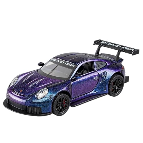 EXYFRUX 1:32 for Porsche GT3 RS Supercar Legierung Druckguss Legierung Auto Modell Miniatur Simulation Fahrzeug Modell Ornamente(Green) von EXYFRUX