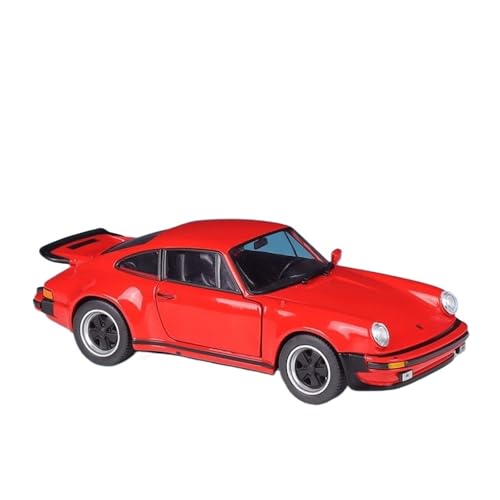 EXYFRUX Druckguss 1/24 for Porsche 918 911 Turbo 356A Speedster Legierung Cabrio Automodell Vollständig Geöffnete Tür Fahrzeugmodell Dekoration(911 Turbo Red) von EXYFRUX