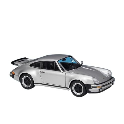 EXYFRUX Druckguss 1/24 for Porsche 918 911 Turbo 356A Speedster Legierung Cabrio Automodell Vollständig Geöffnete Tür Fahrzeugmodell Dekoration(911 Turbo Silver) von EXYFRUX
