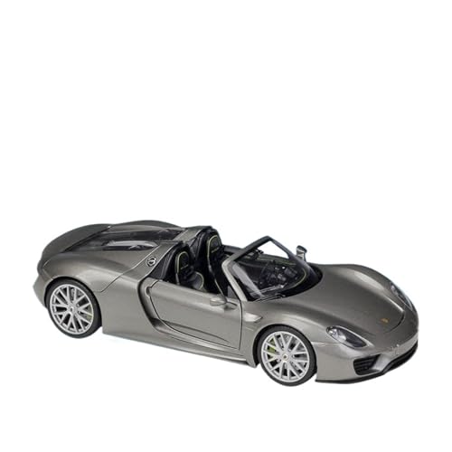 EXYFRUX Druckguss 1/24 for Porsche 918 911 Turbo 356A Speedster Legierung Cabrio Automodell Vollständig Geöffnete Tür Fahrzeugmodell Dekoration(918 Cabriolet) von EXYFRUX