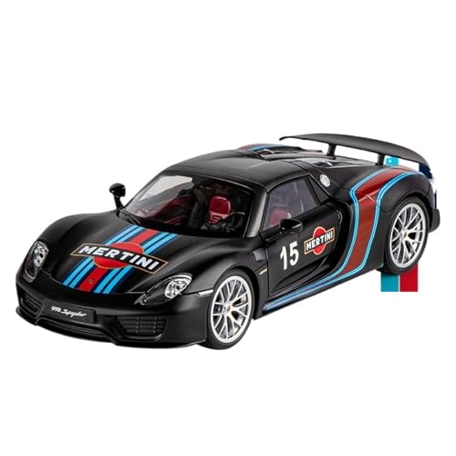 EXYFRUX Druckguss 1:18 for Porsche 918 911 GT3 Turbo Rennsimulation Legierungsautomodell Miniatur Sound Und Licht Pullback-Modellfahrzeug(15#) von EXYFRUX