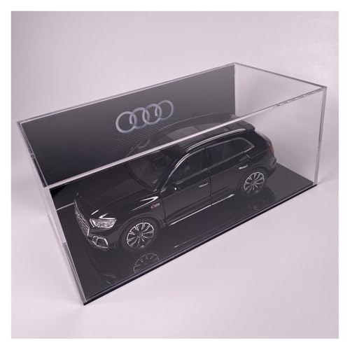 EXYFRUX Druckguss 1:24 for Audi Q5 Q8 A6L A7 A8 R8 RS7 Legierung Auto Modell Sammlung Serie Sound Und Licht Voll Offene Tür Fahrzeug Modell(Q5 Black) von EXYFRUX