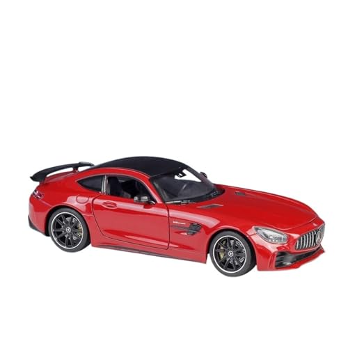 EXYFRUX Druckguss 1:24 for Mercedes-Benz GTR Sportwagen Legierung Automodelle Simulation Vollständig Geöffnete Tür Miniaturfahrzeugmodellsammlung(Red) von EXYFRUX