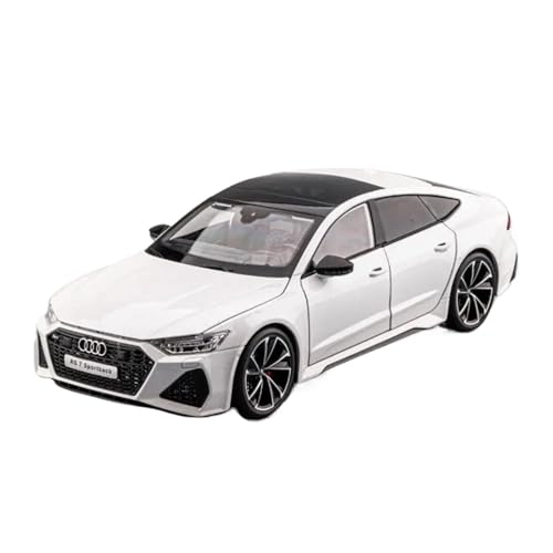 Fahrzeuge aus Druckgusslegierung 1:18 for Audi RS7 Coupe Legierung Druckguss Auto Modell Statische Simulation Fahrzeug Modell Sammeln Hobby Geben Sammlerautos(White) von EXYFRUX