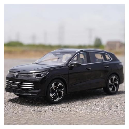 Fahrzeuge aus Druckgusslegierung 1:18 for Volkswagen Tiguan L PRO SUV 2025 Legierung Simulation Auto Modell Statische Fahrzeug Modell Sammeln Hobby Geben Sammlerautos(Black) von EXYFRUX