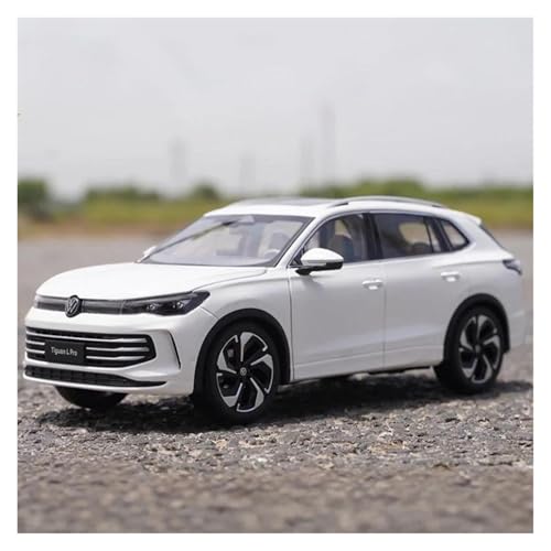 Fahrzeuge aus Druckgusslegierung 1:18 for Volkswagen Tiguan L PRO SUV 2025 Legierung Simulation Auto Modell Statische Fahrzeug Modell Sammeln Hobby Geben Sammlerautos(White) von EXYFRUX