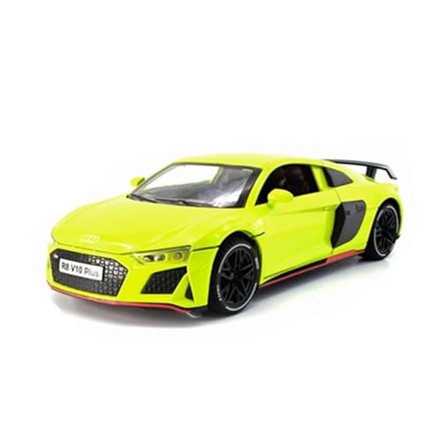 Fahrzeuge aus Druckgusslegierung 1:24 for Audi R8 V10 Plus Legierung Auto Modell Statische Simulation Fahrzeug Modell Sammeln Exponate Hobby Geben Sammlerautos(Yellow) von EXYFRUX