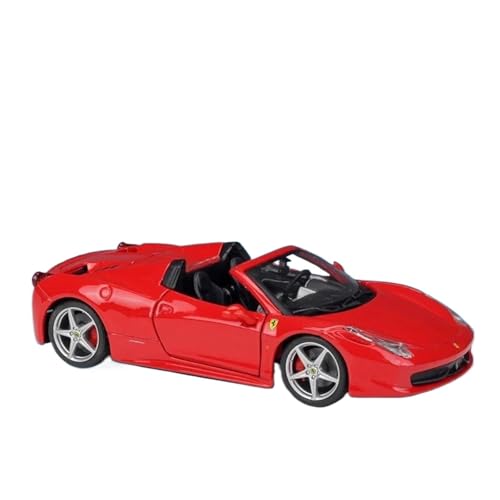 Fahrzeuge aus Druckgusslegierung 1:24 for Ferrari 458 Italia F12 Legierung Automodell Statische Simulation Fahrzeugmodell Sammeln Exponate Hobby Geben Sammlerautos(458 Spider) von EXYFRUX
