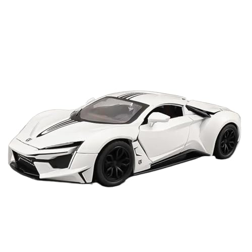 Fahrzeuge aus Druckgusslegierung 1:24 for Lykan Hypersport Legierung Auto Modell Statische Simulation Fahrzeug Modell Sammeln Exponate Hobby Geben Sammlerautos(White) von EXYFRUX