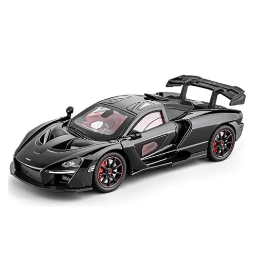 Fahrzeuge aus Druckgusslegierung 1:24 for McLaren Senna Supersportwagen Legierung Automodell Statische Simulation Fahrzeugmodell Sammeln Exponate Hobby Geben Sammlerautos(Black) von EXYFRUX