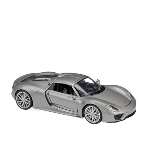 Fahrzeuge aus Druckgusslegierung 1:24 for Porsche 918 Sportwagen Legierung Automodell Statische Simulation Fahrzeugmodell Sammeln Exponate Hobby Geben Sammlerautos(Silver) von EXYFRUX