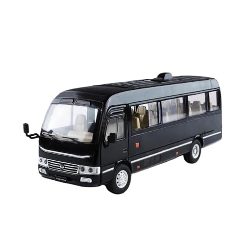 Fahrzeuge aus Druckgusslegierung 1:24 for Toyota Coaster Bus Legierung Auto Modell Statische Simulation Fahrzeug Modell Sammeln Exponate Hobby Geben Sammlerautos(Black) von EXYFRUX