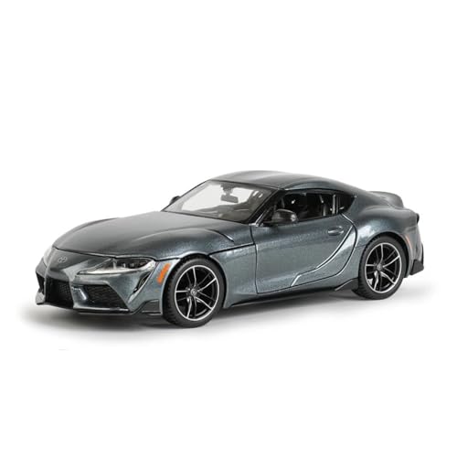 Fahrzeuge aus Druckgusslegierung 1:24 for Toyota GR Supra Legierung Auto Modell Statische Simulation Fahrzeug Modell Sammeln Exponate Hobby Geben Sammlerautos(Chrome) von EXYFRUX