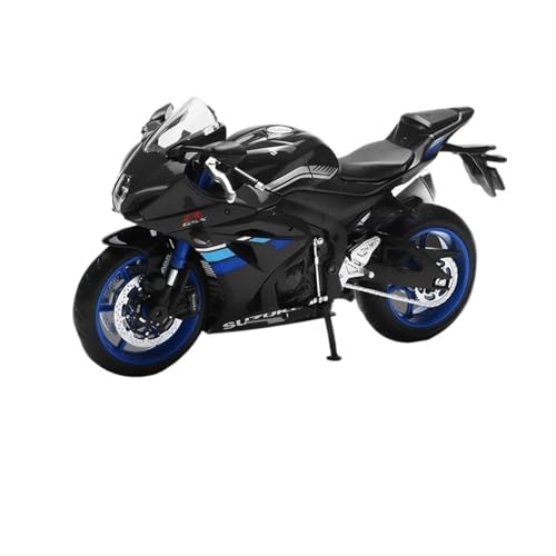 Fertiges Modellauto 1:12 for Suzuki GSX-R1000 Diecast Alloy Motorradmodell Sammeln Hobby Ornamente Fahrzeugmodell(Black) von EXYFRUX