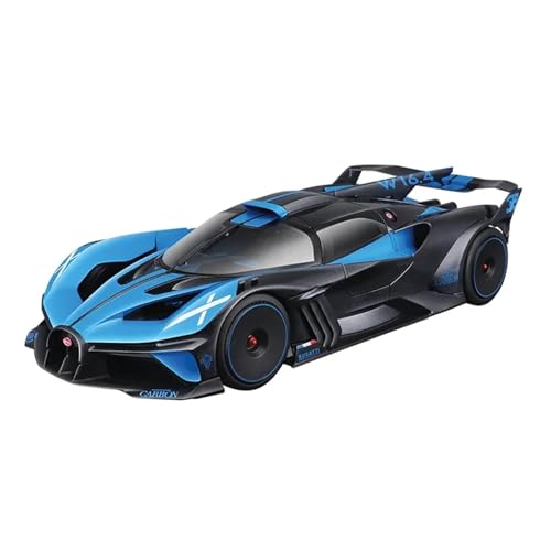 Fertiges Modellauto 1:18 for Bugatti Bolide Sportwagen Legierung Automodell Statische Miniatur Fahrzeugmodell Dekoration Sammlung(Blue) von EXYFRUX