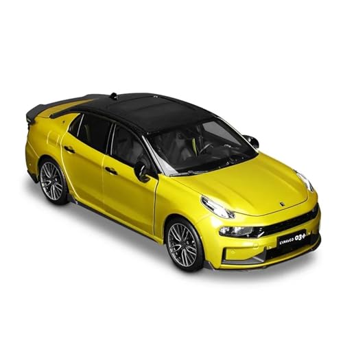 Fertiges Modellauto 1:18 for Lynk & Co 03+ SUV Legierung Auto Modell Statische Miniatur Fahrzeug Modell Dekoration Sammlung(Yellow) von EXYFRUX