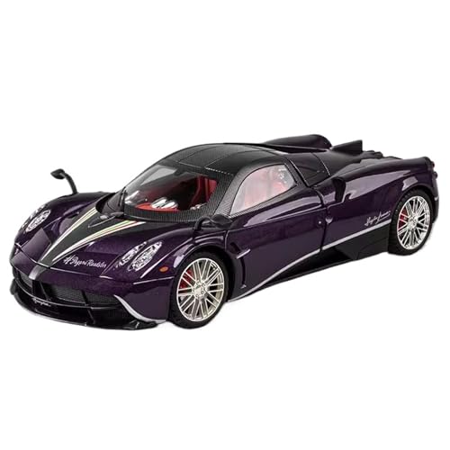 Fertiges Modellauto 1:18 for Pagani China Dragon Supercar Legierung Auto Modell Simulation Statische Miniatur Fahrzeug Modell Dekoration Sammlung(Purple) von EXYFRUX