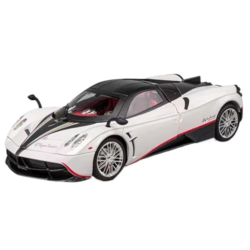 Fertiges Modellauto 1:18 for Pagani China Dragon Supercar Legierung Auto Modell Simulation Statische Miniatur Fahrzeug Modell Dekoration Sammlung(White) von EXYFRUX