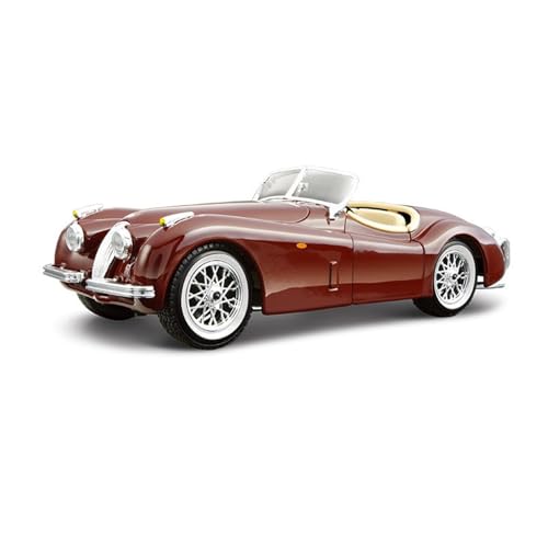 Fertiges Modellauto 1:24 for Jaguar 1951 XK120 Retro Sport Auto Legierung Auto Modell Statische Miniatur Fahrzeug Modell Dekoration Sammlung(Red) von EXYFRUX
