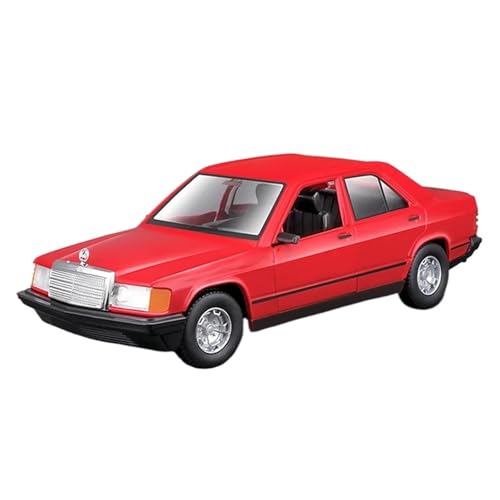 Fertiges Modellauto 1:24 for Mercedes Benz 1987 Retro 190E Legierung Auto Modell Statische Miniatur Fahrzeug Modell Dekoration Sammlung von EXYFRUX